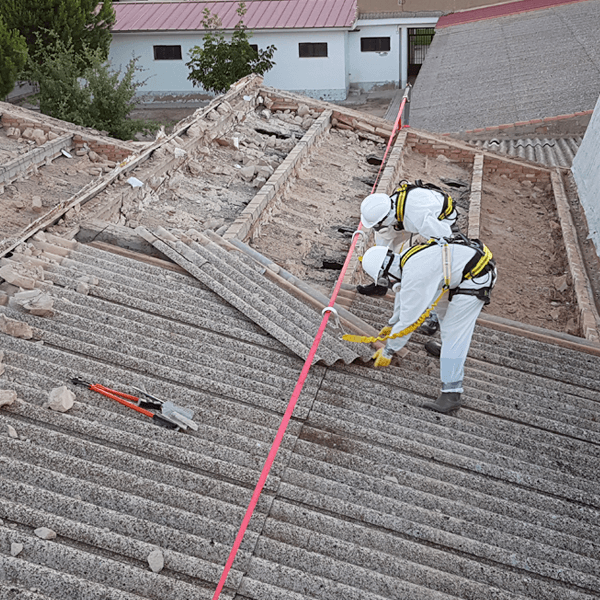 Retirada de cubiertas de amianto en albacete