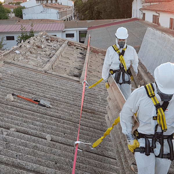 Retirada de cubiertas de amianto en albacete