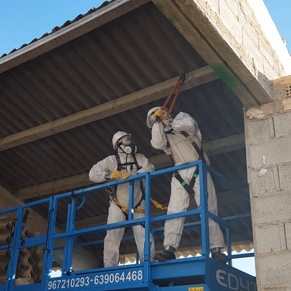 Retirada de cubiertas de amianto en albacete