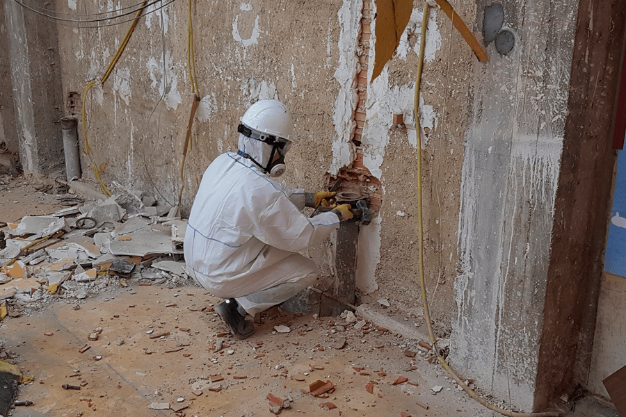 Retirada de tuberias de amianto 3