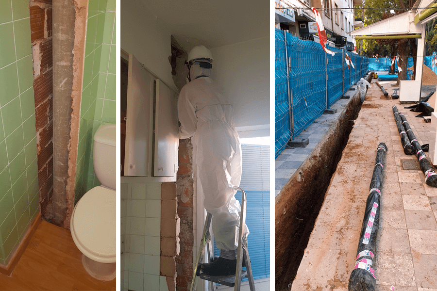 Retirada de tuberias de amianto6