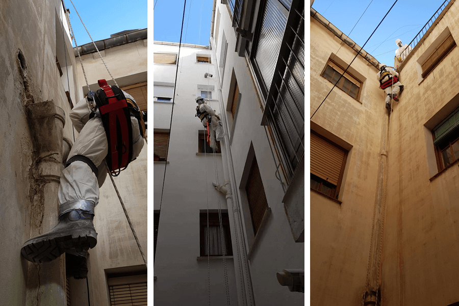 trabajos con altura amianto 1