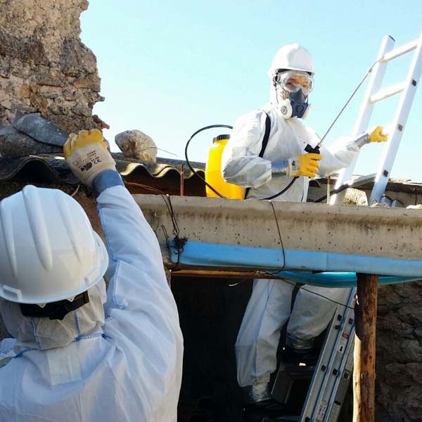 desmontaje cubiertas fibrocemento